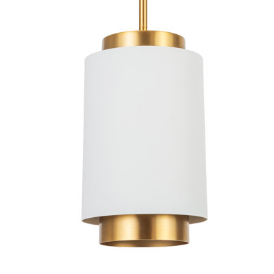 Ingrid 1-Light Cylinder Pendant Light