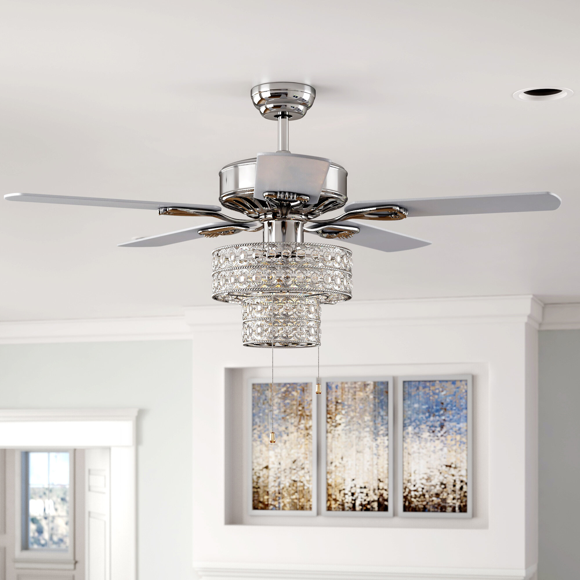 Rosdorf Park Parma 52'' Ceiling Fan With Light Kit & Reviews 