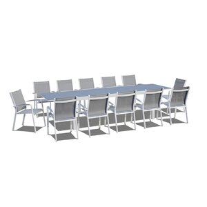 Extendable 13 Piece Dining Set