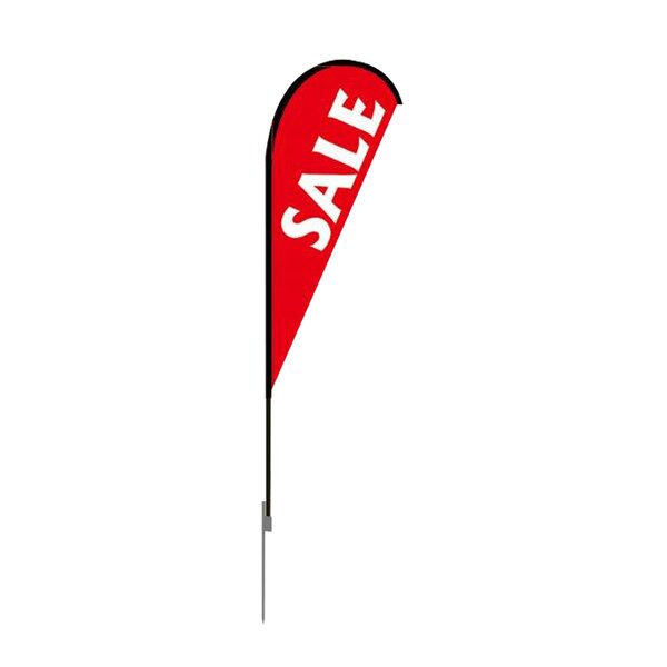 Pack of 3 Hot Sale Now Open King Swooper Feather Flag Sign Kit with Pole and Ground Spike Appliances