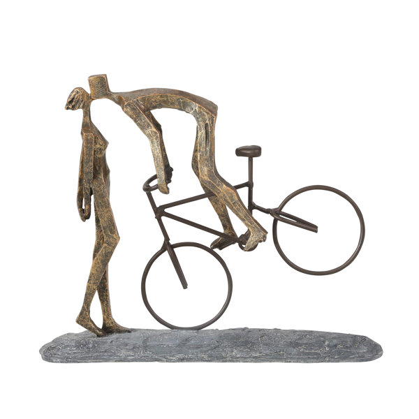 mountain bike sculpture