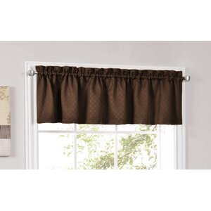 Facets Blackout Insulated Kitchen Curtain Valance