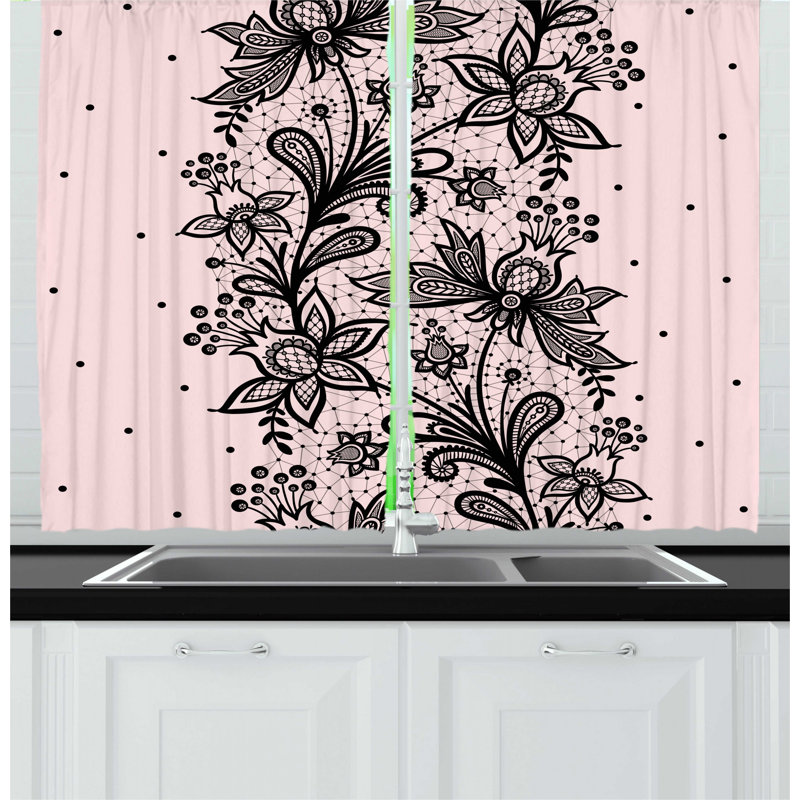East Urban Home 2 Piece Orient Oriental Inspired Botanic
