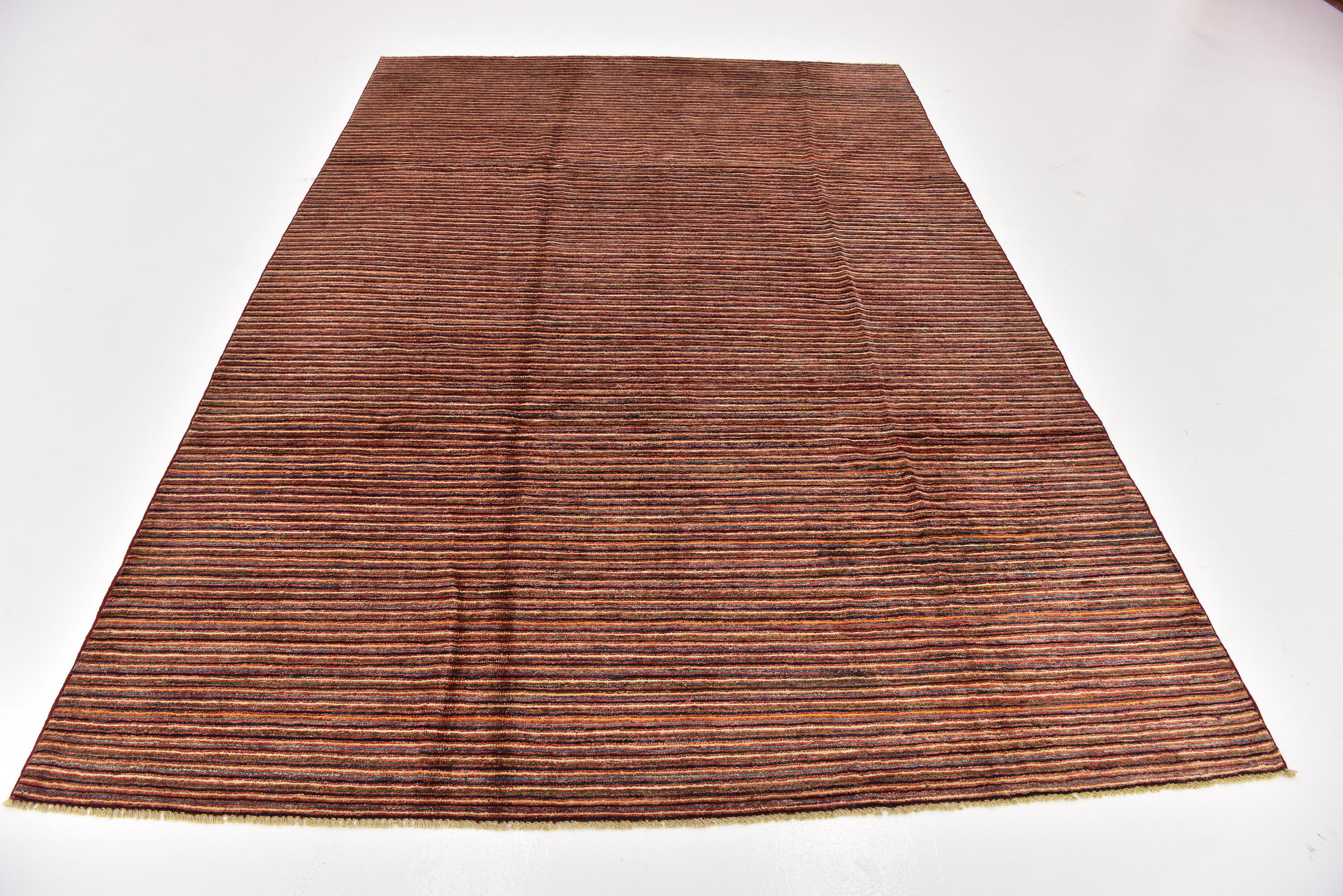 Isabelline One Of A Kind Nash Hand Knotted 6 7 X 9 7 Wool Beige Red Area Rug Wayfair