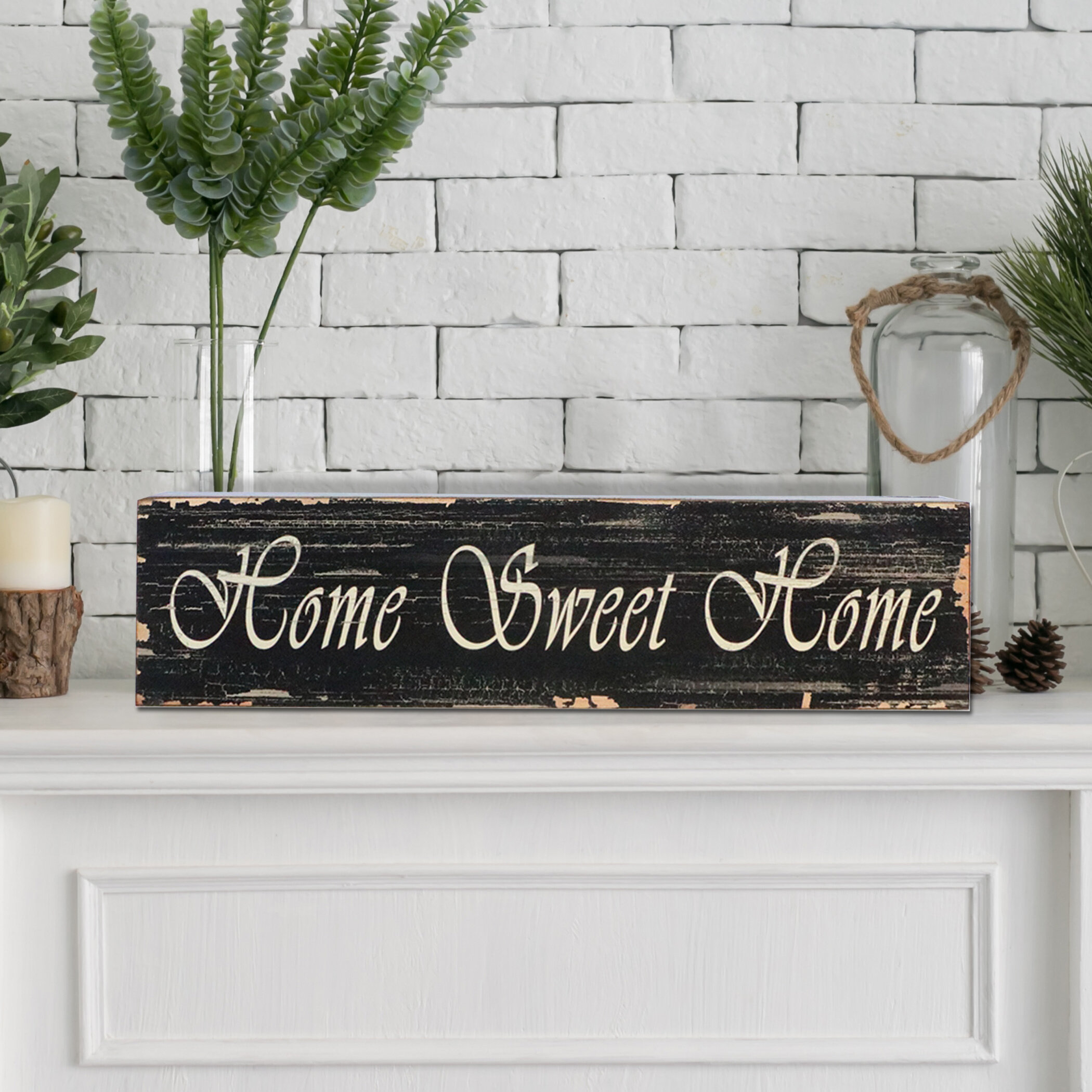 Union Rustic Home Sweet Home Wooden Wall Decor Reviews Wayfair