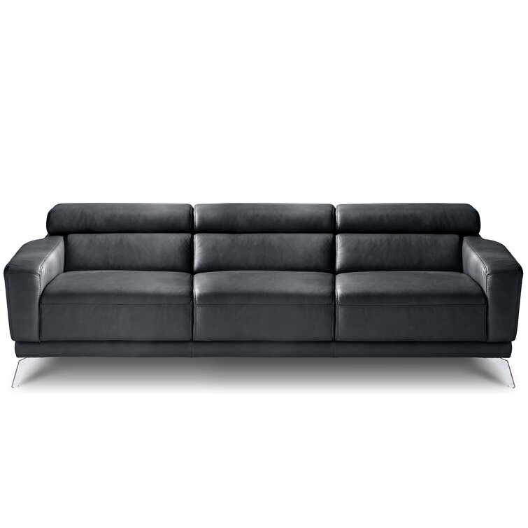 genuine leather 3 seater sofa