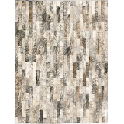 Linea Cowhide Light Brindle Area Rug Pure Rugs Rug Size Round 8