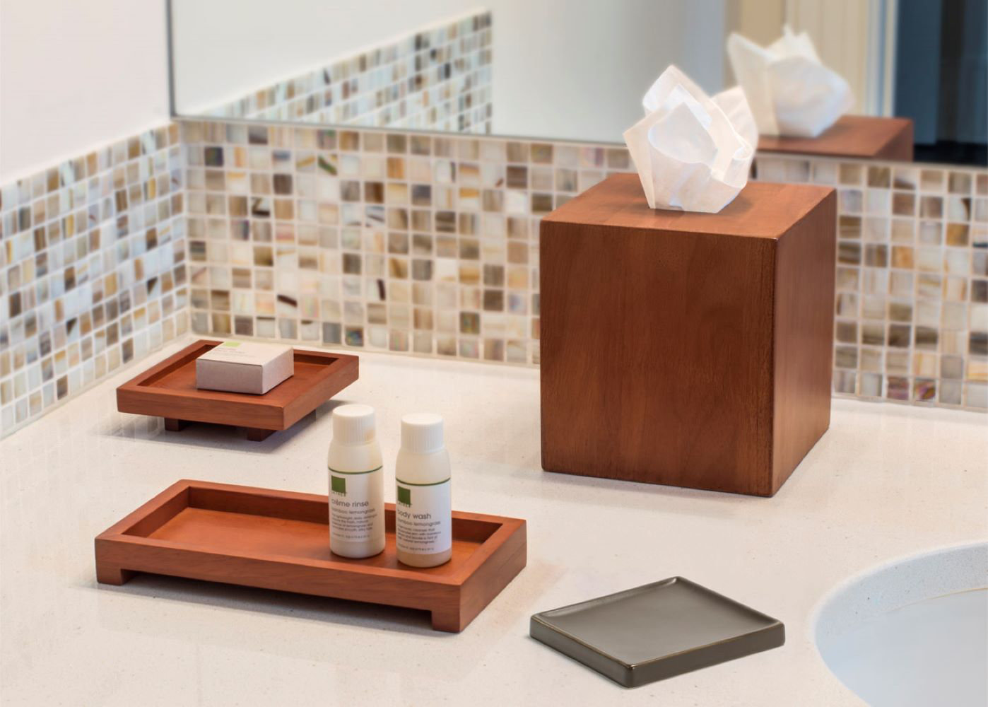 room360°byFOH® Bangkok Bathroom Accessory Tray Wayfair