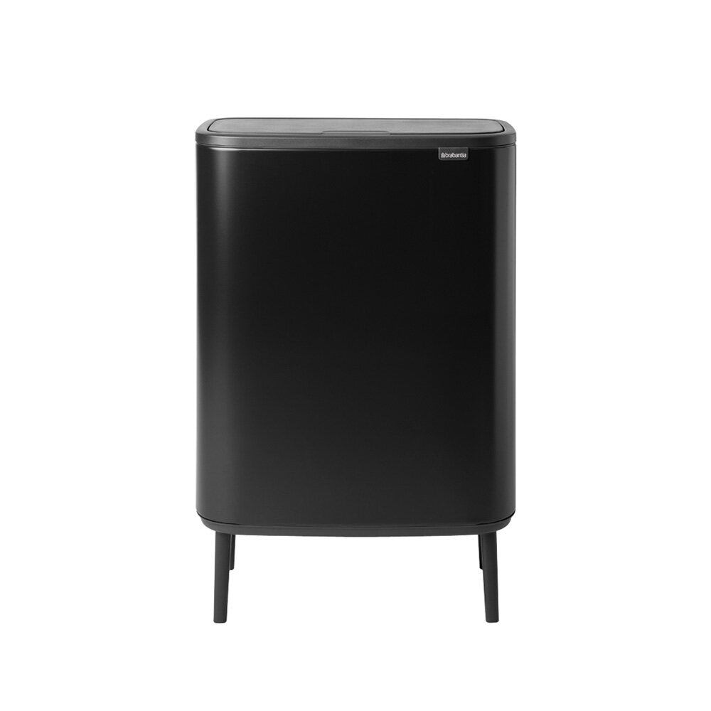 Brabantia Bo Touch Top HI Stainless Steel 16 Gallon Trash Can & Reviews ...