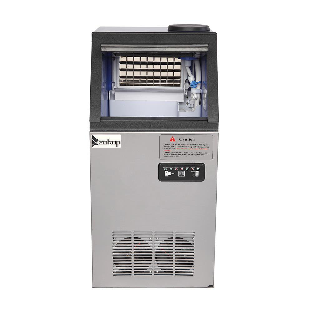 Rebuyhome 110 Lb. lb. Daily Production Cube Clear Ice Freestanding Ice