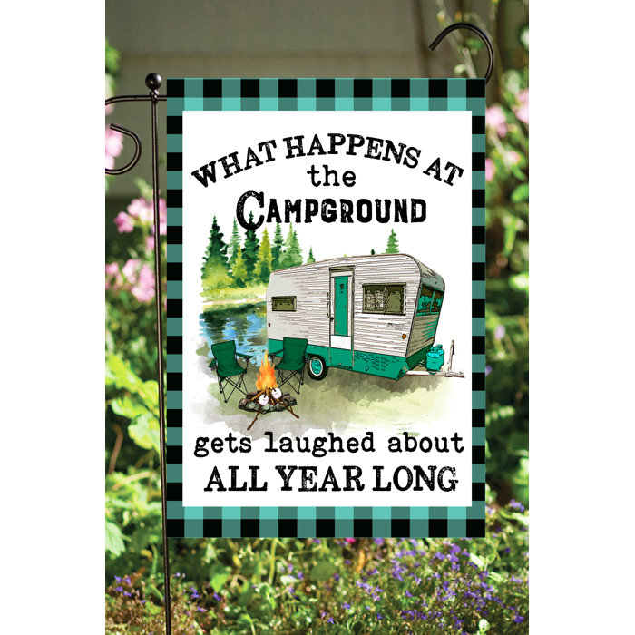 Flags Galore Decor And More Camping Laughs 2 Sided Polyester 1 6 X