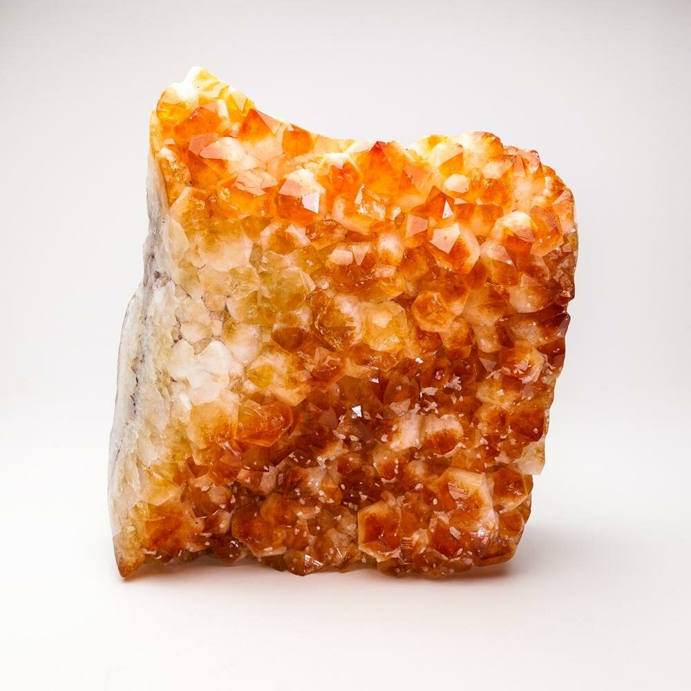 Astro Gallery Of Gems Citrine Quartz Crystal Cluster Wayfair