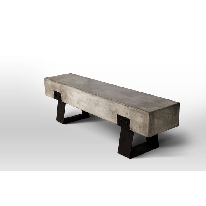 David Metal And Concrete Picnic Bench