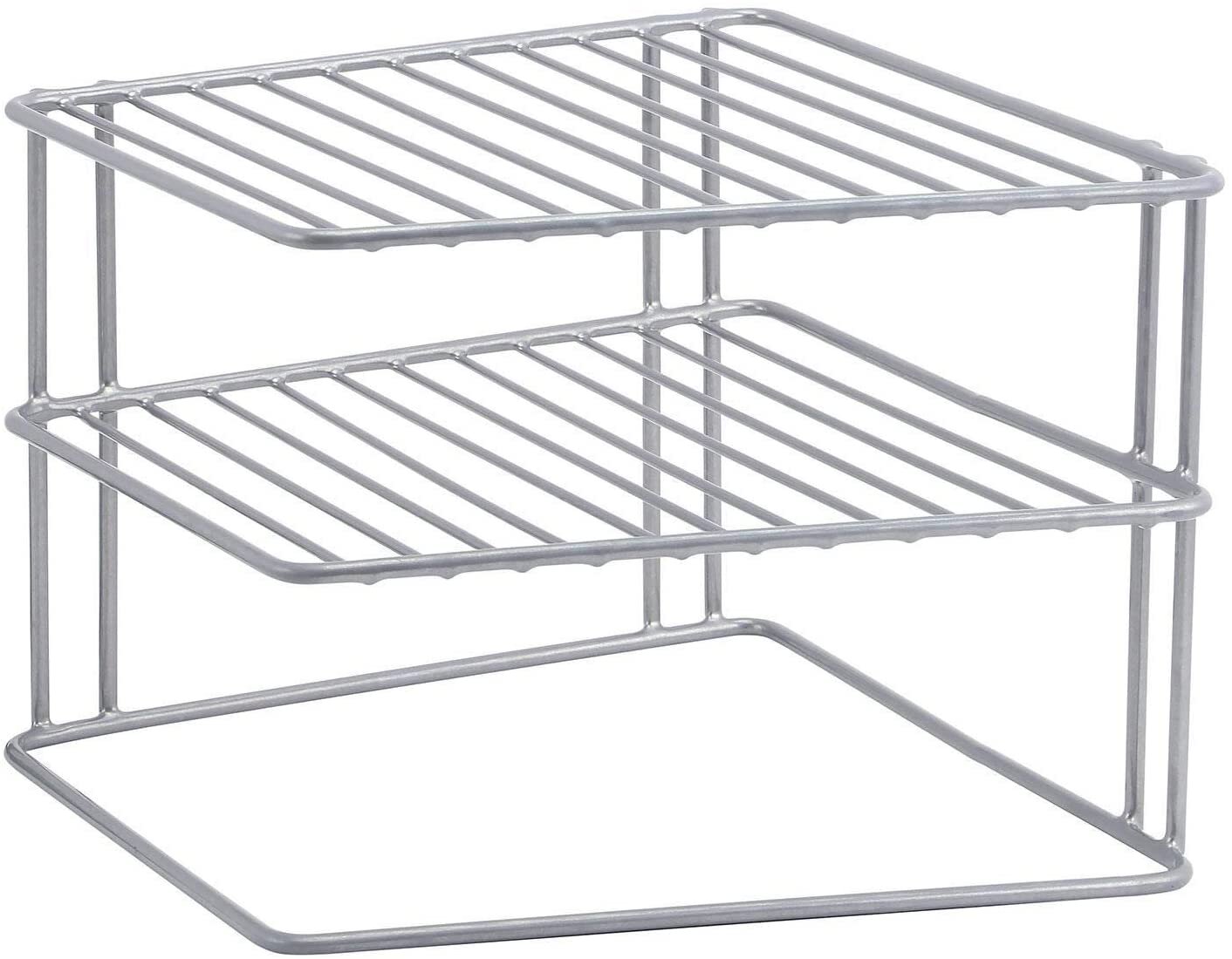 ESYLIFE 100% Bamboo 3 Tier Kitchen Corner Shelf Unit Plates Rack Stacker Cupboard Organiser 