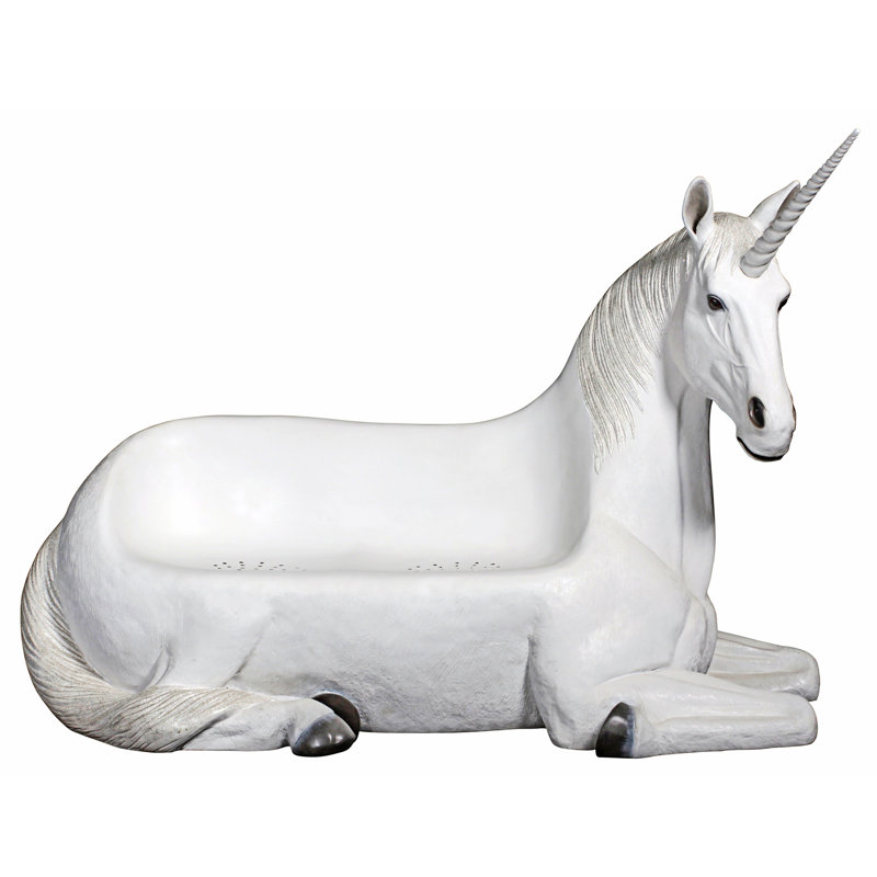 Design Toscano Mystical Horned Unicorn Sculptural Bench Wayfair