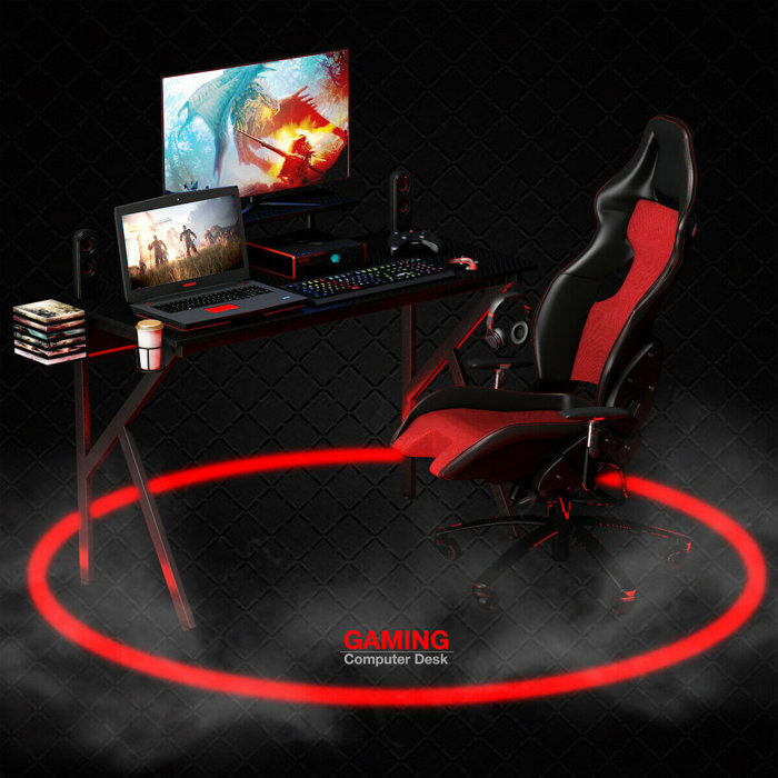 Trule Teen Daniel Gaming Desk Computer Desk Pc Table Workstation