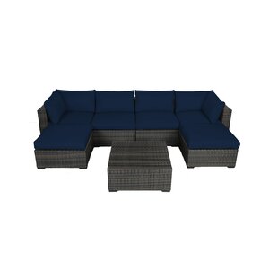 Lara 7 Piece Sectional Set with Cushions