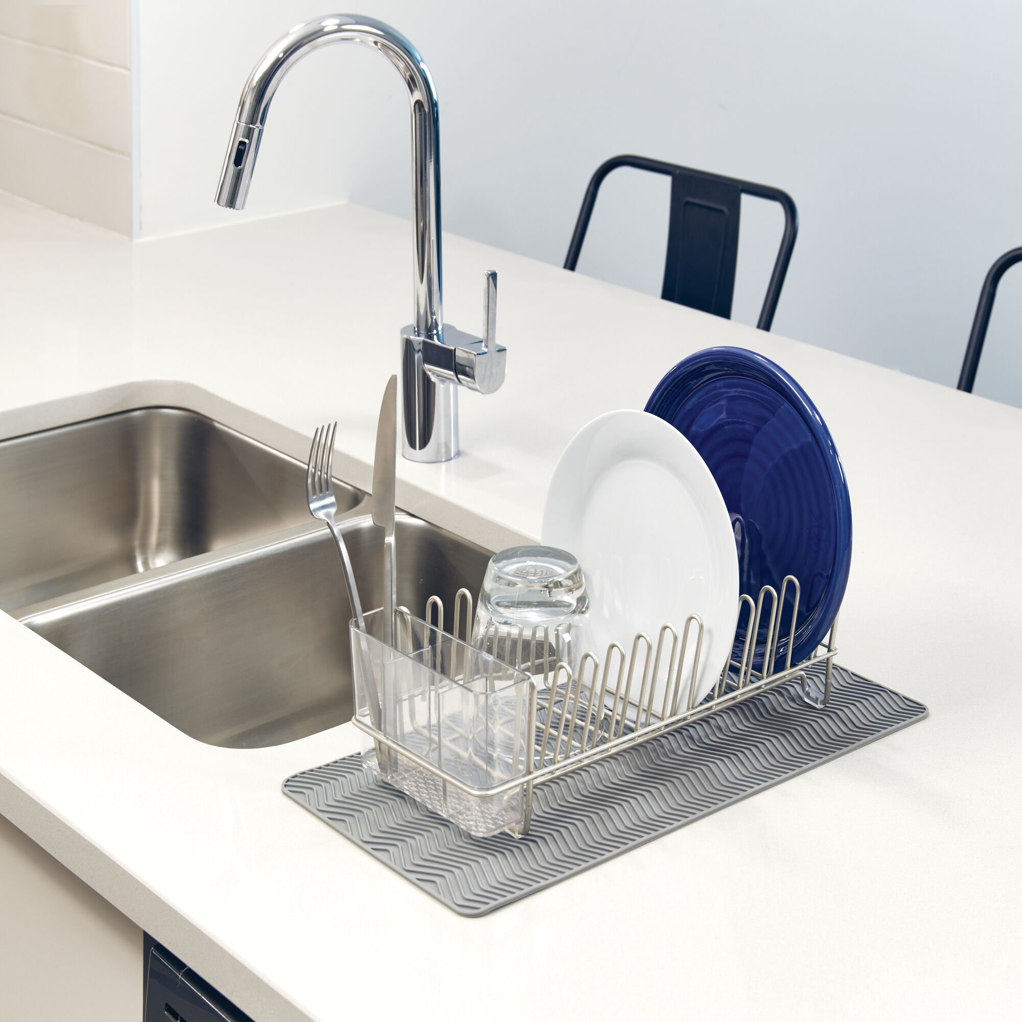 Interdesign Classico Compact Countertop Dish Rack Wayfair