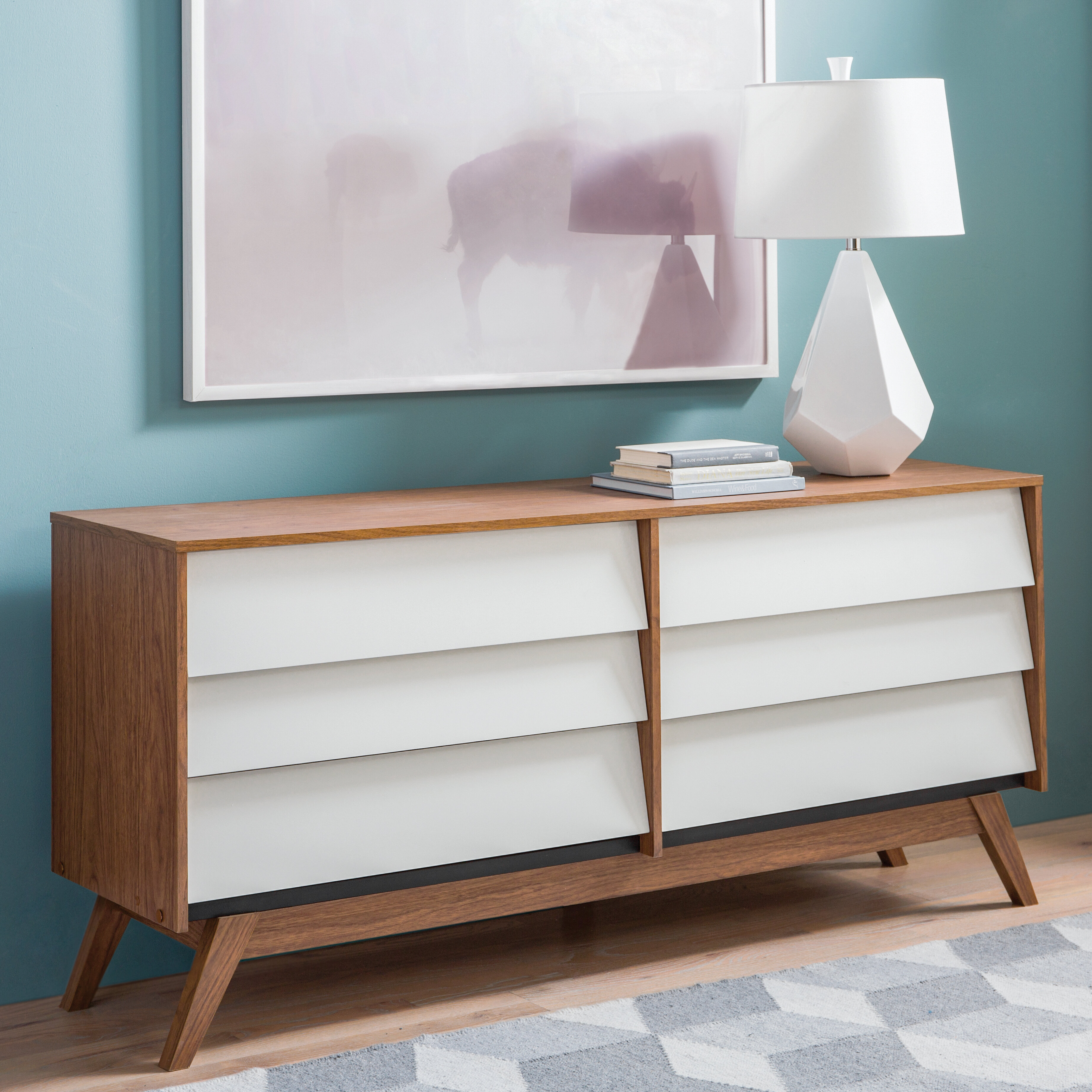 Ellenberger 6 Drawer Double Dresser Reviews Allmodern