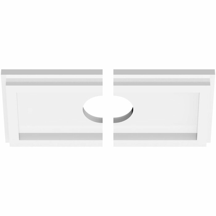 Rectangle Architectural Grade Pvc Ceiling Medallion