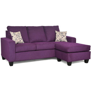 Purple Sectionals You Ll Love Wayfair Quickview
