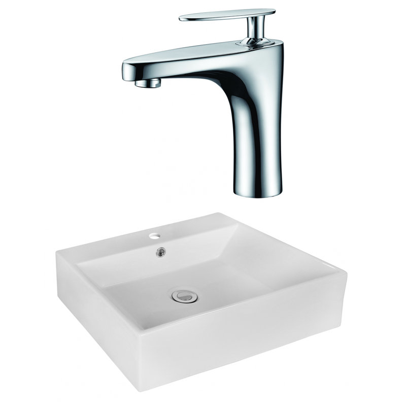 Royalpurplebathkitchen Above Counter Ceramic Rectangular Vessel Above Counter Ceramic Rectangular Vessel Bathroom Sink With Faucet And Overflow