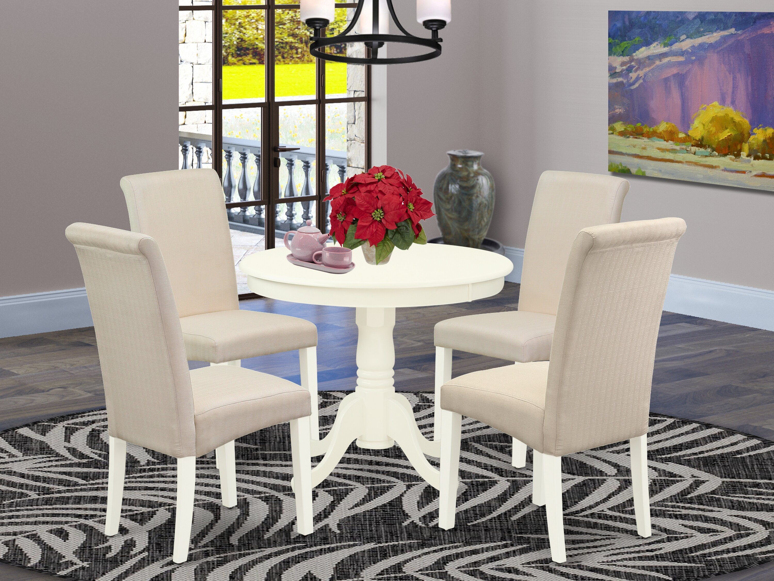 wayfair round table and 4 chairs