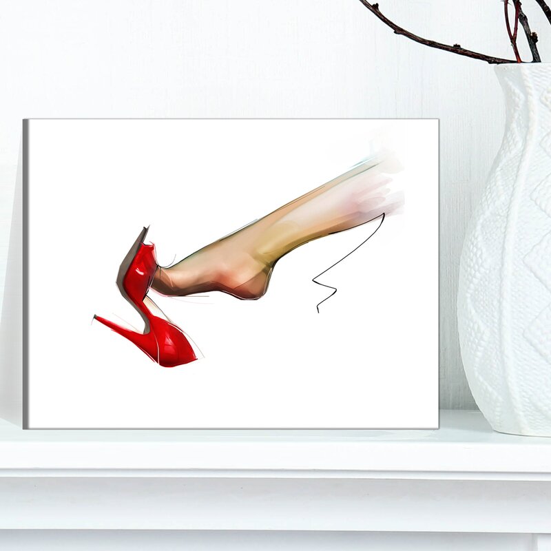 painting of heels
