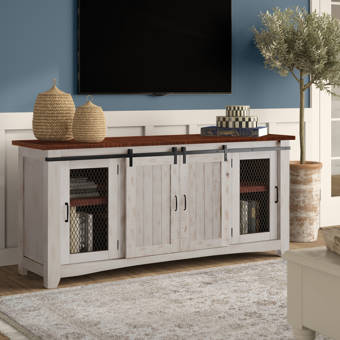 Kody Tv Stand For Tvs Up To 85 Reviews Birch Lane Redmond solid wood wide tv media stand for tvs up to 80 inches. kody tv stand for tvs up to 85