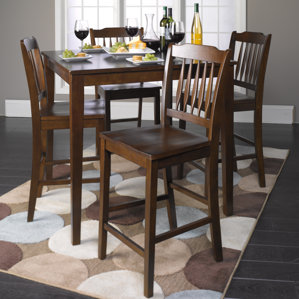 Arbouet 5 Piece Counter Height Dining Set by Red..