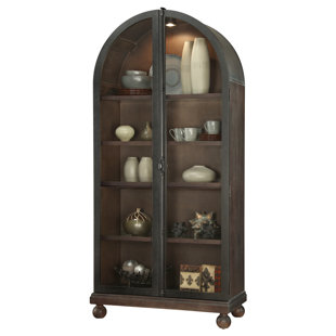 Go to store & view more images Canora Grey Braham Lighted Curio Cabinet