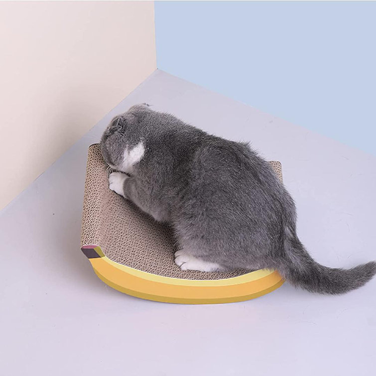 corrugated scratching pad