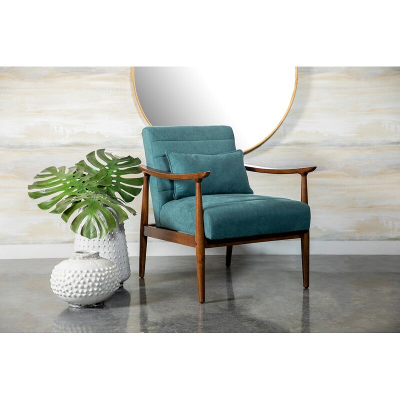 wayfair teal accent chair