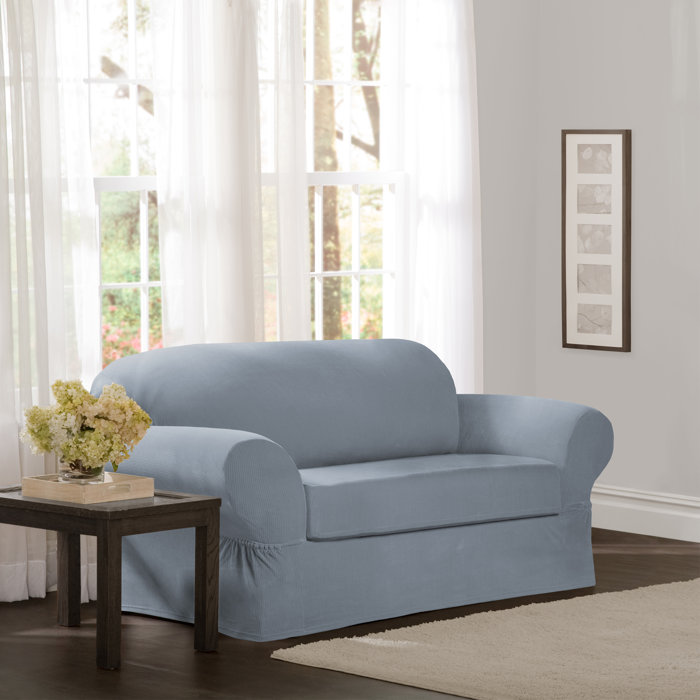 Separate Seat Box Cushion Loveseat Slipcover Separate Seat Box Cushion Loveseat Slipcover