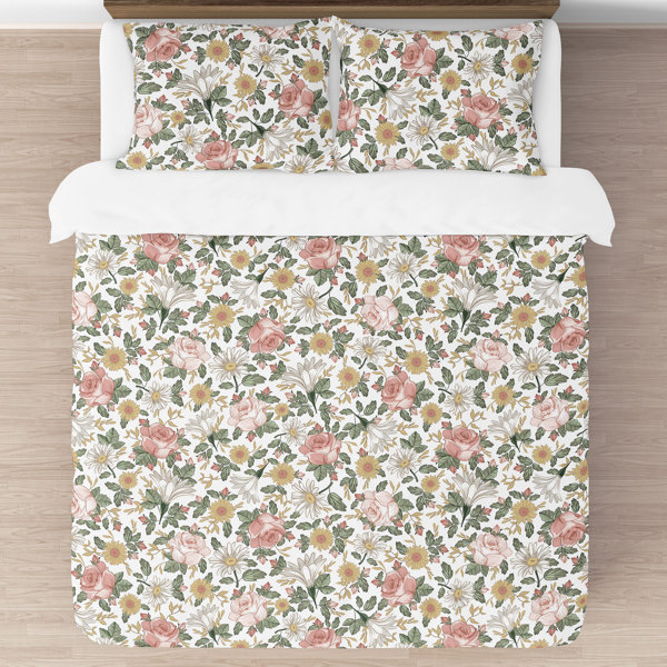 Vintage Floral Comforter Wayfair