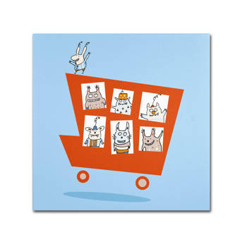 Trademark Art Monster Truck By Carla Martell Painting Print On