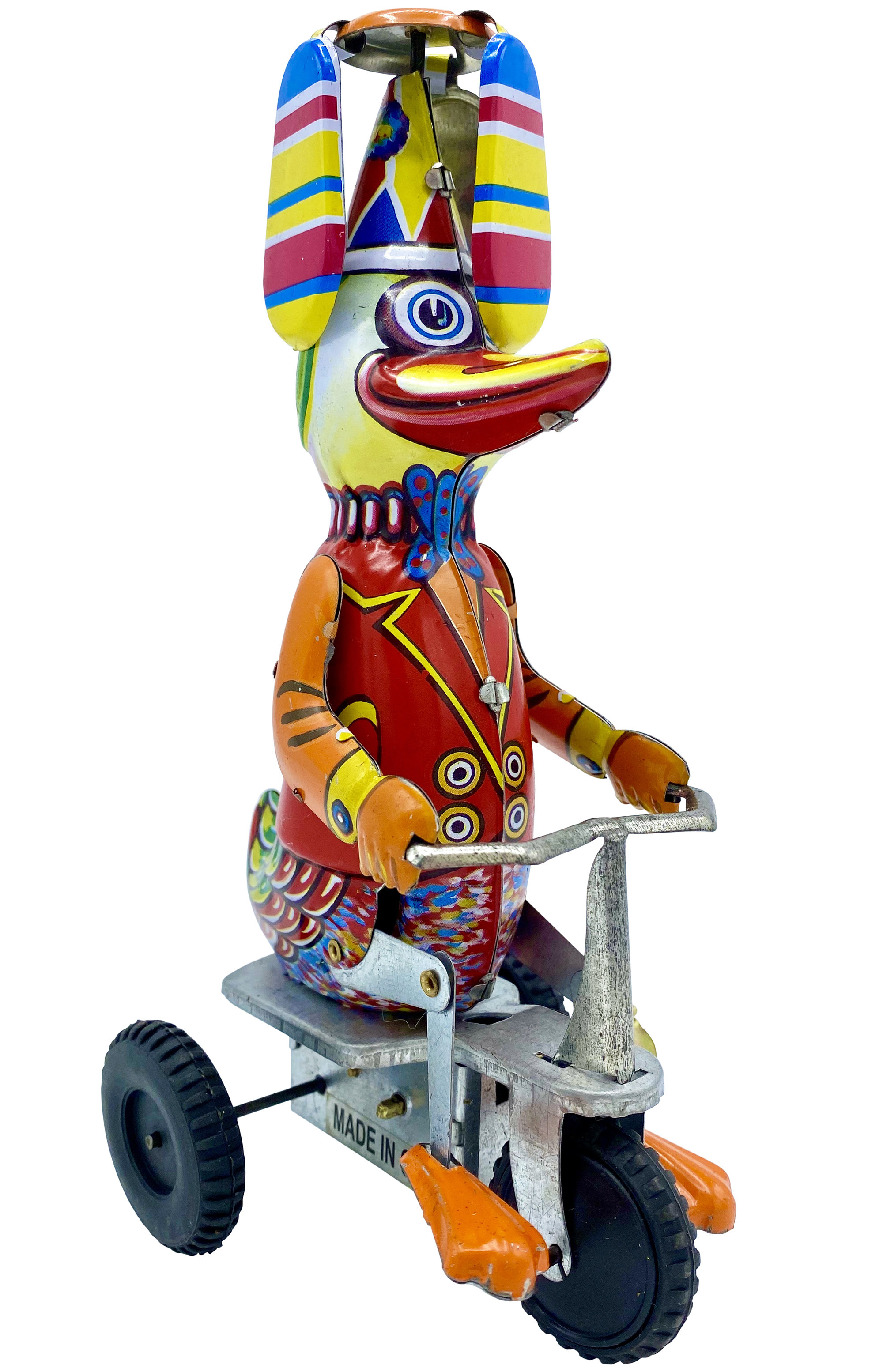 duck on bike toy