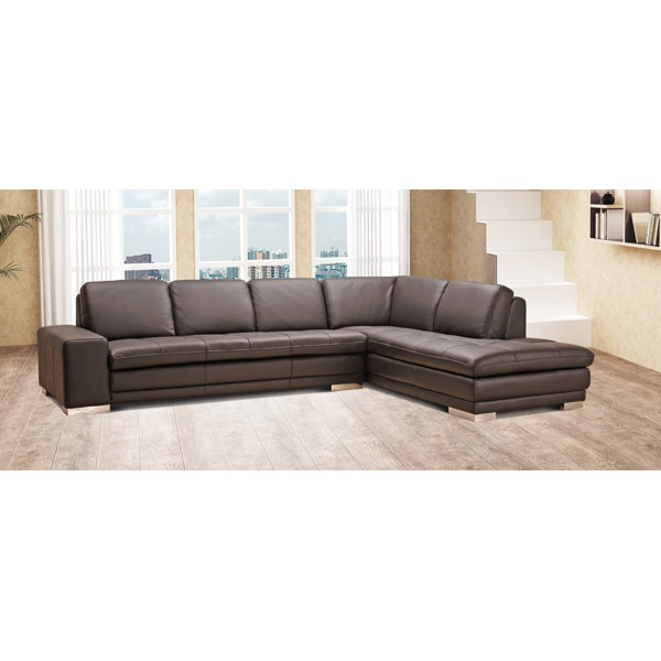 Brown Leather Sofa With Chaise Wayfair Shop for sectional leather couches at shop better homes & gardens. brown leather sofa with chaise