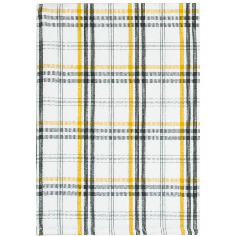 plaid dish towels