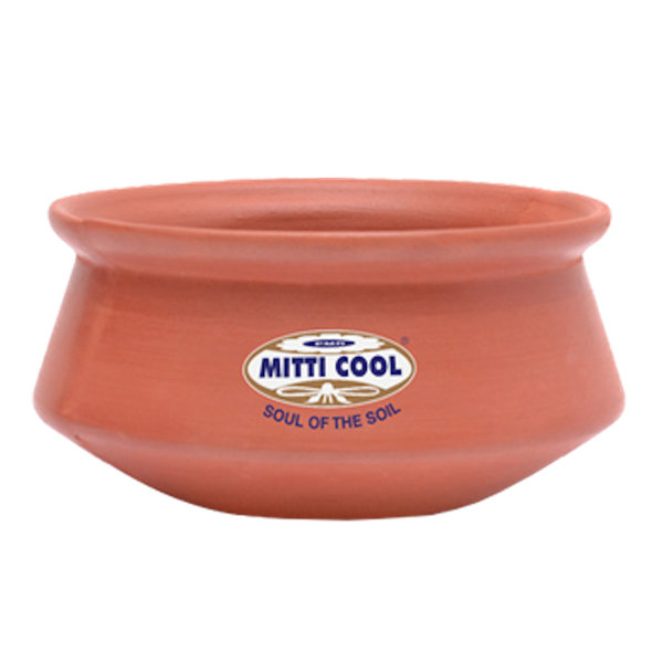 Pot Terracotta Glazed 30 cm 1 handle to cook vegetables or Soups 