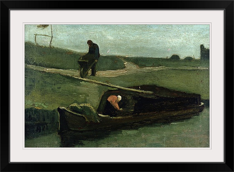 Great Big Canvas The Peat Boat 1883 By Vincent Van Gogh