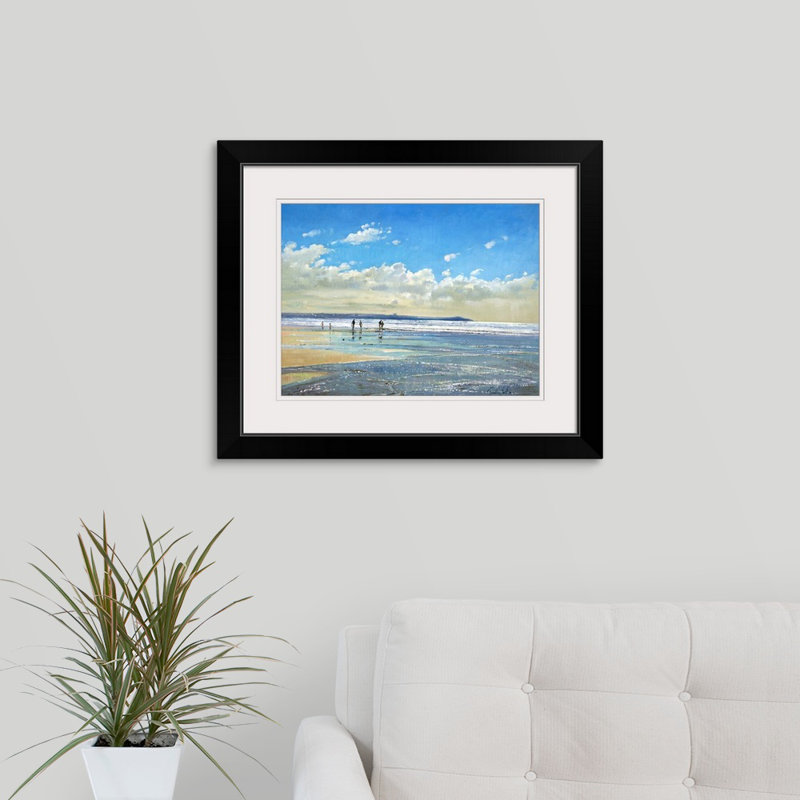 Great Big Canvas Paddling At The Edge By Timothy Easton Painting Print Reviews Wayfair