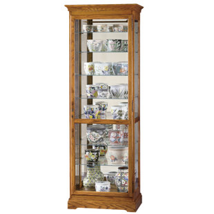 Go to store & view more images Darby Home Co Broadnax Lighted Curio Cabinet