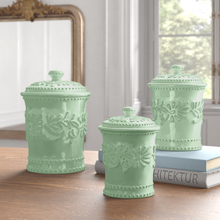 Clemon 3 Piece Kitchen Canister Set