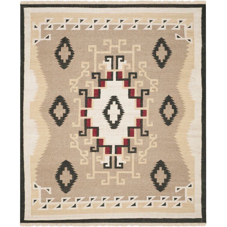 Ralph Lauren High Mountain Hand-Knotted Wool Beige/Red Area Rug & Reviews |  Perigold