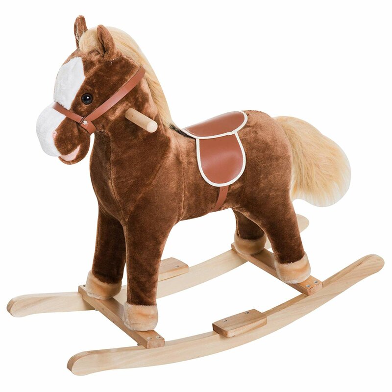 soft rocking horse for toddler