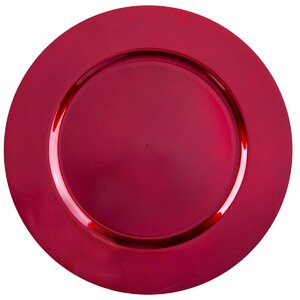 Hiltonia Round Melamine Charger Plate (Set of 12)