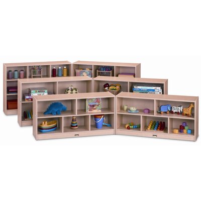 Rainbow Accents Folding 10 Compartment Shelving Unit With Casters