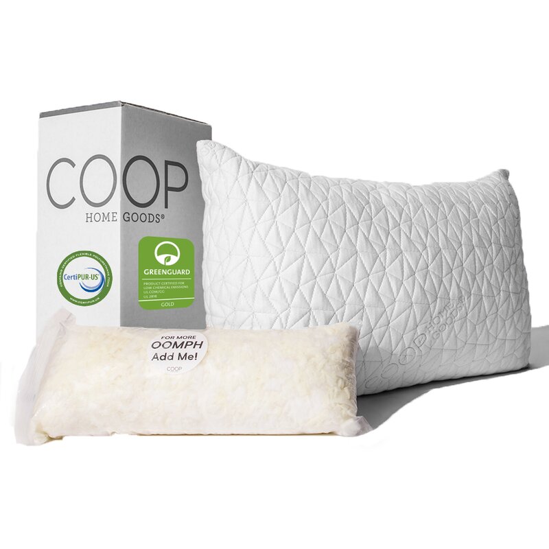 Coop Home Goods Original Memory Foam Support Pillow Reviews Wayfair
