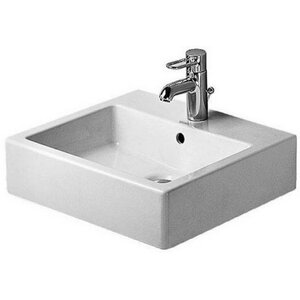 Vero Porcelain Rectangular Vessel Bathroom Sink with Overflow
